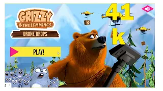 Grizzy and the Lemmings Drone Drop Game / WS Free Games