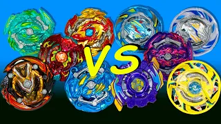 The most unusual Beyblade Burst against the most ordinary Beyblades. Who will be stronger?