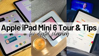 What's On My iPad Mini 6 | how to customize your home screen, digital planning tips + FREE template!