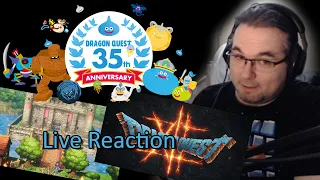 Reaction ~ Dragon Quest 35th Anniversary Live Stream (Clip Show)