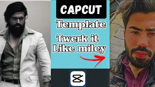 Twerk it like miley Capcut Tiktok new viral trend tutorial | Khan Editz |