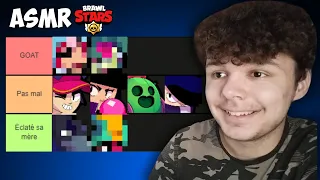 ASMR TIER LIST DES MEILLEURS BRAWLERS DE BRAWL STARS ! (J'ai des goûts de Roi)