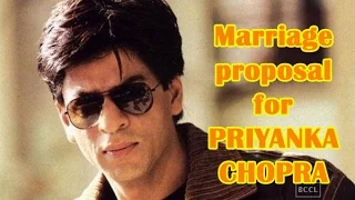 Did Shah Rukh Khan propose marriage to Priyanka Chopra - TOI