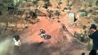 Canyon Gap Jump crash at Red Bull Rampage, October 2010