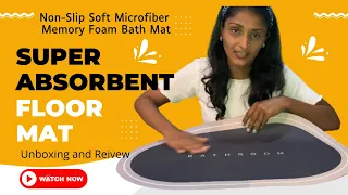 Bathroom Mat Super Absorbent Floor Mat || Shower Bathroom Door Mat || Super Solid Anti-Slip || Mat