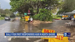 North Shore residents rally for first responder station at Sharks Cove