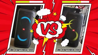Наше сравнение JBL Partybox 100 и JBL Partybox 300