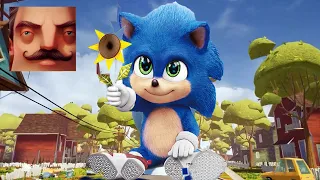 Hello Neighbor - My New Neighbor Big Sonic the Hedgehog Baby History Gameplay Walkthrough