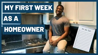 FIRST WEEK IN MY NEW HOUSE | MOVING CHECKLIST | FIRST TIME BUYER | ADVICE