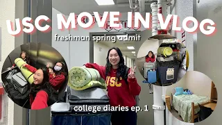 從台灣飛到洛杉磯搬進南加大宿舍！（大一春季入學）| USC MOVE-IN VLOG (freshman spring admit) | usc vlog 01 | MichelleLee