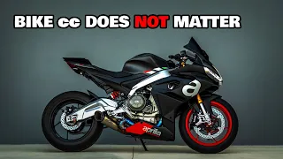 THE CC OF YOUR BIKE DOES NOT MATTER!