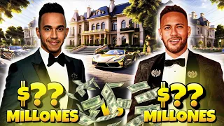 Lewis Hamilton y Neymar Junior  - ¿Quién tiene la fortuna más grande?