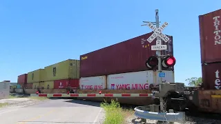 (Two for One) Sand Creek Rd railroad crossing in Ottawa, KS