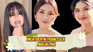 Kathryn Bernardo and Maine Mendoza Idol ni francesca Magalona