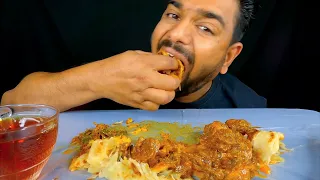 Sinhala chicken curry with parotta|Sri lankan food|mukbang|food asmr|food eating|eating show Sinhala