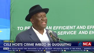 Cele hosts crime imbizo in Gugulethu