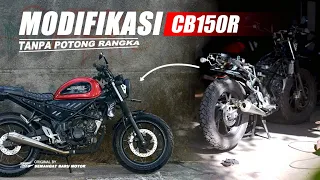 modif TANPA POTONG RANGKA tetap GAGAH ! CB150R.