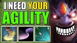 Intelligence Hero with Agility Steal [Essence Shift + Focus Fire] Ability Draft