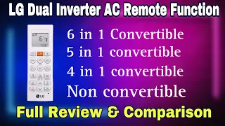 LG dual inverter Ac remote function in Tamil |Ac remote full review #airconditioner #viral #tamil