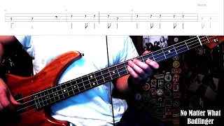 No Matter What by Badfinger - Bass Cover with Tabs Play-Along