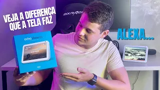 ECHO SHOW 8 - Alexa COM TELA TOUCH! Vale a pena? Unboxing e Impressões