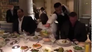 WWE Undertaker, Brock lesnar, Kurt angle and more at Dinner WWE Greatest Royal Rumble Saudi Arabia