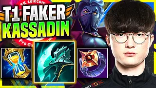 FAKER BRINGS BACK HIS ICONIC KASSADIN! - T1 Faker Plays Kassadin Mid vs Galio! | Preseason 11