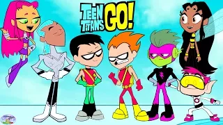 Teen Titans Go! Color Swap Transforms Raven Aqualad Beast Boy Surprise Egg and Toy Collector SETC