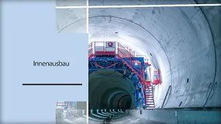 Tunnel  Bertoldshofen - Verkleidung der Tunnelwand