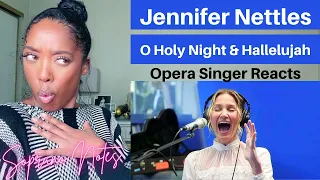 Opera Singer Reacts to Jennifer Nettles O Holy Night/Halleujah | Performance Analysis |