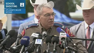 DPS admits police made mistakes not barging into classroom earlier in Uvalde school shooting