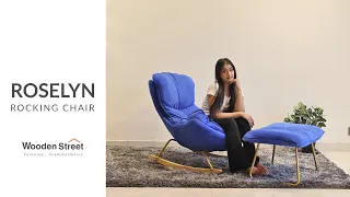 Roselyn Rocking Chair [ Latest Rocking Chair Designs 2023 ] Wooden Street