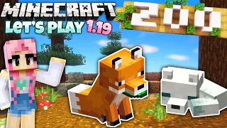 Fox Enclosures! 🍄 Minecraft Let's Play 1.19 | Ep 23