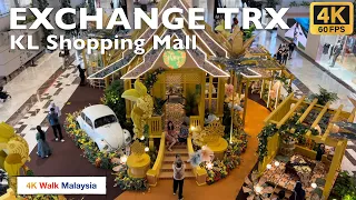 [4K 60fps HDR] THE EXCHANGE TRX | Kuala Lumpur Shopping Mall - RAMADAN 2024 | Malaysia Walking Tour