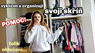 Vyklízím a organizuji svoji skříň. TOLIK OBLEČENÍ!!!!!