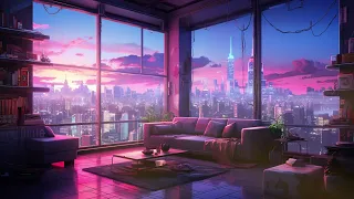 [BGM] Cyberpunk Penthouse Highrise - For Deep Focus Study & Relaxation