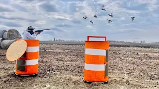 Will It Blind? Hunting Pigeons in Giant Traffic Cones