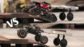 Hk 8211 VS Chain Tyres - Rc Rock Crawler Comparison