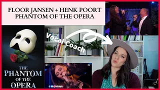 Floor Jansen + Henk Poort - Phantom of the Opera - VOCAL COACH REACTS