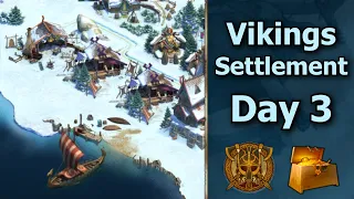 Forge of Empires: 7-Day Vikings Settlement Day 3! (Beast Hunter)