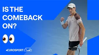 Momentum Shifting? Jannik Sinner takes Daniil Medvedev into fourth set 👀 | Australian Open 2024 🇦🇺