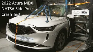 2022-2024 Acura MDX NHTSA Side Pole Crash Test