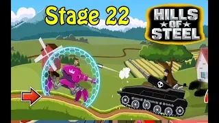 HILLS OF STEEL MAX LEVEL TANK STAGE 22 CLEARED