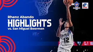 Rhenz Abando Highlights vs. San Miguel Beermen