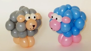 Lamb of balloons - twisting tutorial (Subtitles)