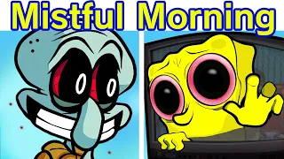 Friday Night Funkin' VS Mistful Crimson Morning FULL WEEK (Squidward, Spongebob, Patrick) (FNF Mod)