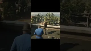 RDR2 Fight O'driscoll On The Roof