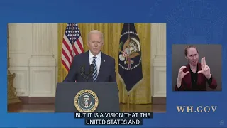 President Biden announces new sanctions in response as Russia attacks Ukraine