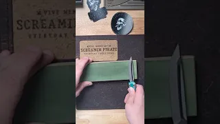 How to strop a knife.