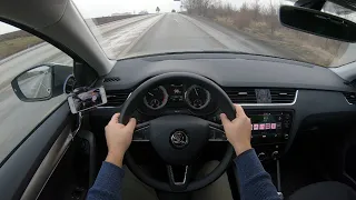 Skoda Octavia III Facelift 1.5 TSI 150 HP DSG POV Test Drive